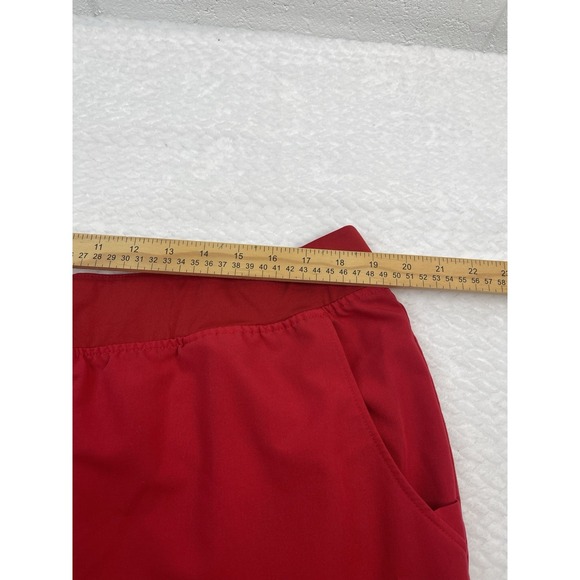 Figs Scrub Set Women's Catarina Top, Kade Pants - Winning Red "The Set" Size XXL - Picture 8 of 11